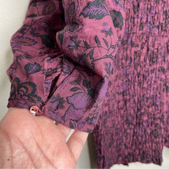 Free People Smock it to Me Long Sleeve Mini Dress - Picture 3 of 6